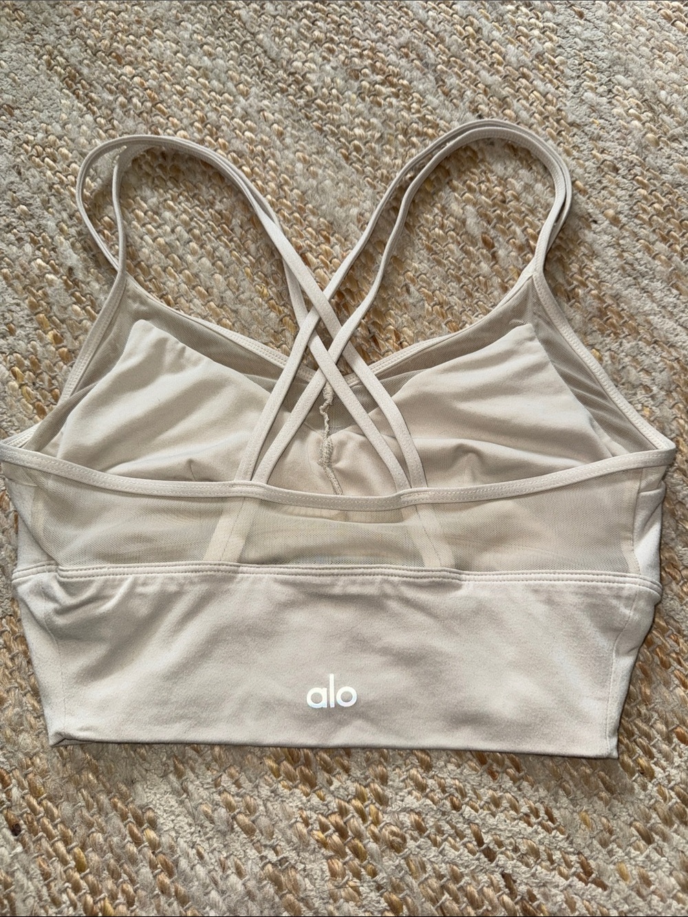 Light Beige Strappy Bralette - Women’s Intimates - Picture 2 of 4